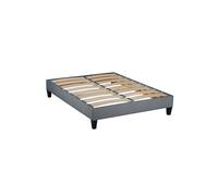 - Sommier en kit ERGOSTAR - Gris clair - 180x200 cm