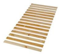 Sommier en pin massif 15 lattes sans cadre couchage 120x200 cm