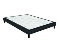 Sommier Epeda confort ferme chiné gris 15 cm NATURE 80x120 Gris G