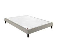 Sommier Epeda CONFORT FERME DECO NATURE 140x190 Gris souris Lattes