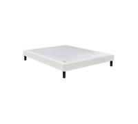 Sommier Nature confort ferme 15 cm - gris souris 80x200