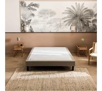 Sommier Nature confort médium 18 cm - Epeda chiné naturel 80x200 Naturel