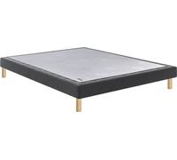 Sommier Epeda Noyer 140x190 Jersey Gris Foncé. Gris