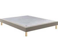 Sommier Epeda Noyer 160x200 Enduit Moka. Marron