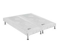 Sommier extra plat bultex confort medium 3 zones 2x90x200 Blanc G