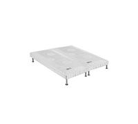 Sommier tapissier Bultex Complément Extra-Plat Confort Medium 3 Zones 160x200 avec 2 sommiers Blanc