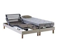 Sommier idliterie 160x200 cm relax electrique 2 hauteur 15 cm