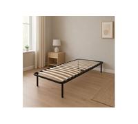 Sommier Jacky 90x200 cm - Solide et Confortable x 29 cm - Cadre à Lattes + 6 Pieds en Métal - Epaisseur Métal 1,2 mm - 14 Lattes en 9 mm