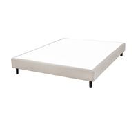 Sommier + jeu de pieds 140x190 Newkit Lin