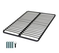 EBAC Literie Sommier à Lattes + Pieds 140x200 Epsilon - 40 Lattes Bois - Fabrication française