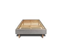 Sommier Kit Bouclette Gris 90x200 H29cm