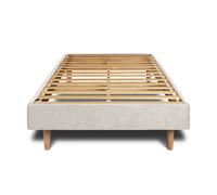 Sommier Kit Tissu Beige clair 90x200 H29cm