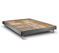 Sommier Kit Tissu Gris anthracite 150x200 H29cm