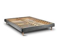 Sommier Kit Tissu Gris anthracite 180x200 H29cm Gris anthracite G