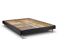 Sommier Kit Tissu Noir 150x190 H29cm