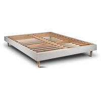 Sommier Kit Velours Gris clair 180x200 H29cm