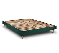 Sommier Kit Velours Vert 180x200 H29cm