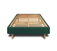 Sommier Kit Velours Vert 90x200 H29cm
