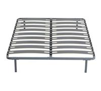 Sommier ‡ Lattes Ergo - Noir - 160 x 200 cm - 18 Lattes - 2 Places