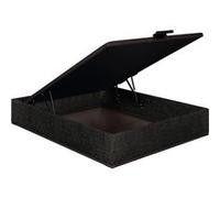 Sommier Lit Coffre Elite - Chenillé Gris 140x190