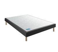Sommier Merinos STYLO-2 180x200 Chiné gris anthracite.