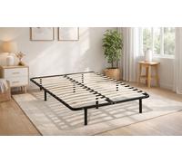 OLYMPE LITERIE - Sommier à lattes en métal SOMKIT 140x190 cm - Coloris Noir - Livré en kit Noir G