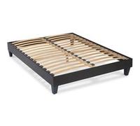 Sommier monolattes Blandice noir - 160 x 200 cm