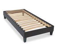 Sommier monolattes Blandice noir - 90 x 200 cm Noir G