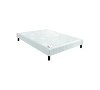 Sommier Nature confort ferme 15 cm - écru 2x100x200