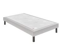 Sommier Nature confort ferme 15 cm - gris souris 90x200
