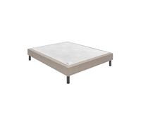 Sommier Nature confort médium 18 cm - Epeda chiné naturel 160x200 Naturel G