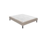 Sommier Nature confort médium 18 cm - Epeda chiné naturel 90x190 Naturel