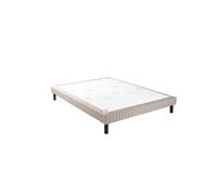 Sommier Nature confort médium 18 cm - Epeda jean gris foncé 100x200 Gris Foncé