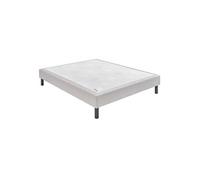 Sommier Nature confort médium 18 cm - Epeda gris souris 80x200 Gris