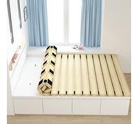 Sommier pliable à lattes en bois résistant à l'humidité et respirant pour un confort ultime et une stabilité au sol, idéal pour tous les types de matelas