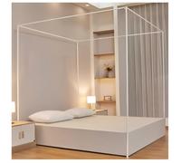 Sommier pour lit double, Support de moustiquaire for lit à baldaquin, cadre quatre coins, plusieurs tailles, 1 ensemble(150x200cm)