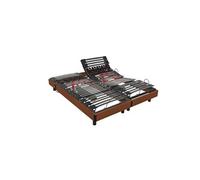 Sommier relaxation cerisier Bultex Pop Art Sigma 2x80x200 Marron