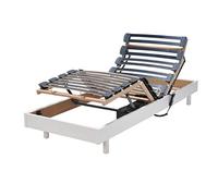 Sommier relaxation électrique FLEXPUR 80x200 / Blanc