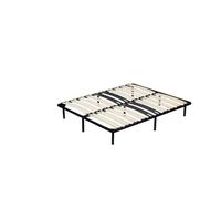 Sommier Renforcé 180x200 cm - Cadre à Lattes 29 cm - Compatible avec Tous Matelas - Métal Épaisseur 1,4 mm - 18 Lattes en 9 mm - CADRE A LATTE MICHEL