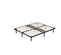Sommier Renforcé 180x200 cm - Cadre à Lattes 29 cm - Compatible avec Tous Matelas - Métal Epaisseur 1,4 mm - 18 Lattes en 9 mm - CADRE A LATTE MICHEL