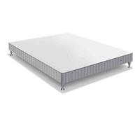 Sommier Simmons à Lattes Recouvertes D35V 140x200 + Pieds Blanc G