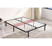 Sommier SomiKit orthopédique avec renfort lombaire de Sampur : 140 x 190 cm / Avec matelas Cosmos