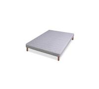 Sommier tapissier 14 lattes garni polyéther 140x190cm