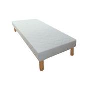 SOMMIER TAPISSIER 26 LATTES 80x190 épaisseur 20 cm + 4 PIEDS