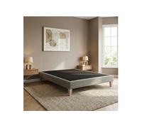 Sommier tapissier à lattes fixes 140x190 cm Vert Sauge Astre