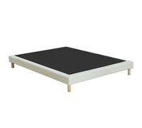 Sommier tapissier à lattes fixes, excellent maintien et durable Dimensions - 140 x 200 cm, Sommier - Beige