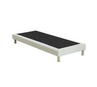 Sommier tapissier à lattes fixes, excellent maintien et durable Dimensions - 90 x 190 cm, Sommier - Beige