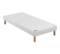 Sommier tapissier à lattes recouvertes Power Bultex - 2x100x200 Blanc