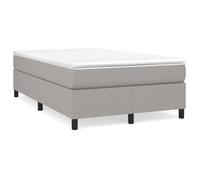 Sommier tapissier - AKOZON - 120x200 cm - Gris clair - À ressorts - Lattes de contreplaqué