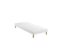 Sommier tapissier blanc 15 cm Constellation - 2x90x200